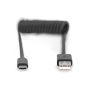 Digitus AK-300430-006-S USB-kabel 1 m USB 2.0 USB A USB C Zwart (AK-300430-006-S) thumbnail