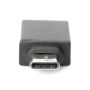 Digitus AK-300506-000-S tussenstuk voor kabels USB C USB A Zwart (AK-300506-000-S) thumbnail