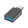 Digitus AK-300506-000-S tussenstuk voor kabels USB C USB A Zwart (AK-300506-000-S) thumbnail