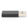 Digitus AK-300524-000-S tussenstuk voor kabels USB A USB-C jack Zwart (AK-300524-000-S) thumbnail