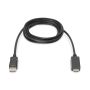 Digitus AK-340303-010-S video kabel adapter 1 m HDMI Type A (Standaard) DisplayPort Zwart (AK-340303-010-S) thumbnail