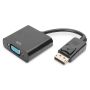 Digitus AK-340410-001-S video kabel adapter 0,15 m DisplayPort VGA (D-Sub) Zwart (AK-340410-001-S) thumbnail