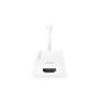 Digitus AK-340416-002-W video kabel adapter 0,2 m Mini DisplayPort HDMI Type A (Standaard) Wit (AK-340416-002-W) thumbnail