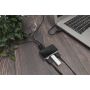 Digitus DA-70220 interface hub USB 2.0 Mini-B 480 Mbit/s Zwart, Zilver (DA-70220) thumbnail