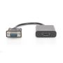 Digitus DA-70473 video kabel adapter 0,15 m VGA (D-Sub) Zwart (DA-70473) thumbnail
