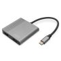 Digitus DA-70828 video kabel adapter 0,18 m USB Type-C 2 x HDMI Grijs (DA-70828) thumbnail