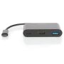 Digitus DA-70855 interface hub USB 3.2 Gen 1 (3.1 Gen 1) Type-C 5000 Mbit/s Zwart (DA-70855) thumbnail