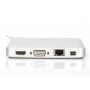 Digitus DA-70863 notebook dock & poortreplicator Bedraad USB 3.2 Gen 2 (3.1 Gen 2) Type-C Zilver (DA-70863) thumbnail