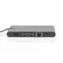 Digitus DA-70865 notebook dock & poortreplicator Bedraad USB 3.2 Gen 1 (3.1 Gen 1) Type-C Zwart (DA-70865) thumbnail