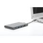 Digitus DA-70865 notebook dock & poortreplicator Bedraad USB 3.2 Gen 1 (3.1 Gen 1) Type-C Zwart (DA-70865) thumbnail