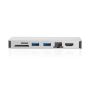 Digitus DA-70866 notebook dock & poortreplicator Bedraad USB 3.2 Gen 2 (3.1 Gen 2) Type-C Zilver (DA-70866) thumbnail