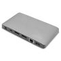 Digitus DA-70895 notebook dock & poortreplicator Bedraad Thunderbolt 3 Zwart, Grijs (DA-70895) thumbnail