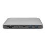 Digitus DA-70895 notebook dock & poortreplicator Bedraad Thunderbolt 3 Zwart, Grijs (DA-70895) thumbnail