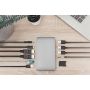Digitus DA-70895 notebook dock & poortreplicator Bedraad Thunderbolt 3 Zwart, Grijs (DA-70895) thumbnail