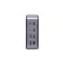 Digitus DA-70897 notebook dock & poortreplicator Bedraad USB 3.2 Gen 1 (3.1 Gen 1) Type-C Zwart, Grijs (DA-70897) thumbnail