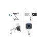 Digitus DA-90351 flat panel bureau steun 68,6 cm (27") Zwart, Zilver (DA-90351) thumbnail