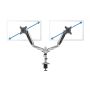 Digitus DA-90353 flat panel bureau steun 68,6 cm (27") Zwart, Zilver (DA-90353) thumbnail