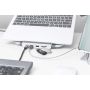 Digitus DA-90408 notebook dock & poortreplicator Bedraad USB 3.2 Gen 1 (3.1 Gen 1) Type-C Aluminium (DA-90408) thumbnail