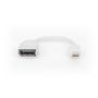 Digitus DB-340405-001-W video kabel adapter 0,15 m Mini DisplayPort DisplayPort Wit (DB-340405-001-W) thumbnail