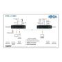 Eaton DisplayPort to HDMI over Cat6 Extender Kit KVM Support 4K 60Hz 4:4:4 USB PoC HDCP 2.2 230 ft. TAA (B127A-1A1-BDBH) thumbnail