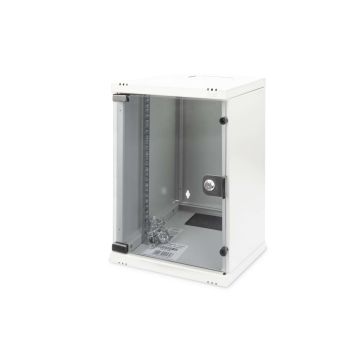 DIGITUS Wandschrank     Compact  9HE 254mm 10 Glastür grau (DN-10-09U) thumbnail