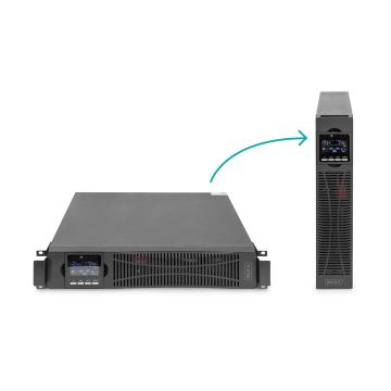 Digitus DN-170096 UPS Dubbele conversie (online) 1,5 kVA 3000 W 9 AC-uitgang(en) (DN-170096) thumbnail