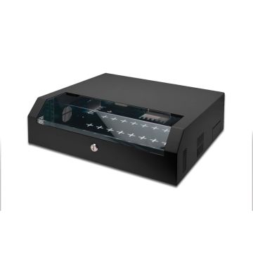 Digitus DN-19 04U-PB-B rack 3U Wandrek Zwart (DN-19 04U-PB-B) thumbnail