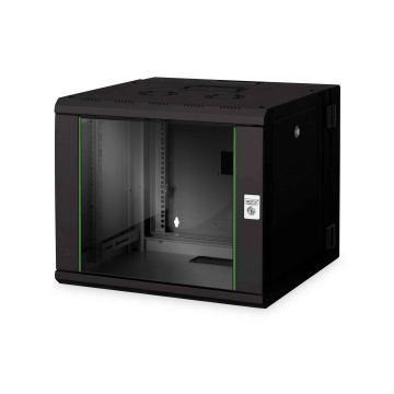 Digitus DN-19 09-U-3-SW rack 9U Wandrek Zwart (DN-19 09-U-3-SW) thumbnail