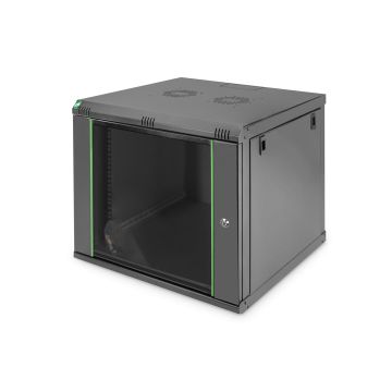 Digitus DN-19 09-U-EC-SW rack 9U Wandrek Zwart (DN-19 09-U-EC-SW) thumbnail