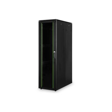 Digitus DN-19 47U-6/12-1B rack Vrijstaande rek Zwart (DN-19 47U-6/12-1B) thumbnail