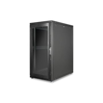 Digitus DN-19 SRV-26U-B-G-1 rack Vrijstaande rek Zwart (DN-19 SRV-26U-B-G-1) thumbnail