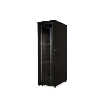 Digitus DN-19 SRV-42U-B-GD-1 rack Vrijstaande rek Zwart (DN-19 SRV-42U-B-GD-1) thumbnail