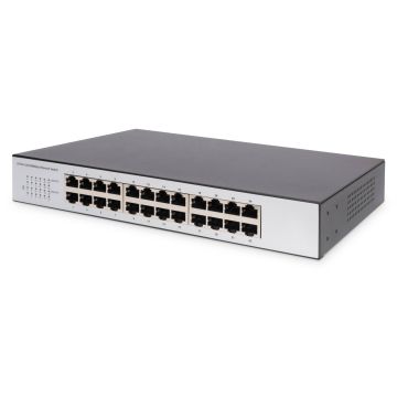 Digitus DN-60021-2 netwerk-switch Unmanaged Fast Ethernet (10/100) Grijs (DN-60021-2) thumbnail