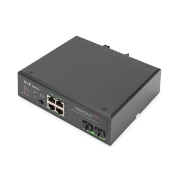 Digitus DN-651109 netwerk-switch Unmanaged Gigabit Ethernet (10/100/1000) Power over Ethernet (PoE) Zwart (DN-651109) thumbnail