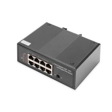 Digitus DN-651113 netwerk-switch Unmanaged Gigabit Ethernet (10/100/1000) Power over Ethernet (PoE) Zwart (DN-651113) thumbnail