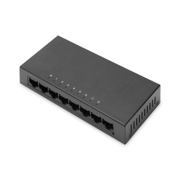 Digitus DN-80069 netwerk-switch Unmanaged Fast Ethernet (10/100) Zwart (DN-80069) thumbnail