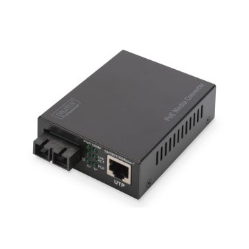 Digitus DN-82150 netwerk media converter 1000 Mbit/s 850 nm Multimode Zwart (DN-82150) thumbnail
