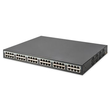 Digitus DN-95117 netwerk-switch Gigabit Ethernet (10/100/1000) Power over Ethernet (PoE) 1U Grijs (DN-95117) thumbnail