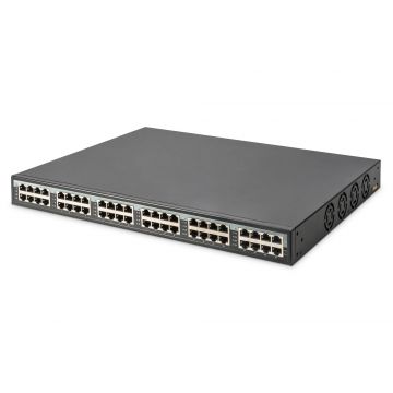 Digitus DN-95117 netwerk-switch Gigabit Ethernet (10/100/1000) Power over Ethernet (PoE) 1U Grijs