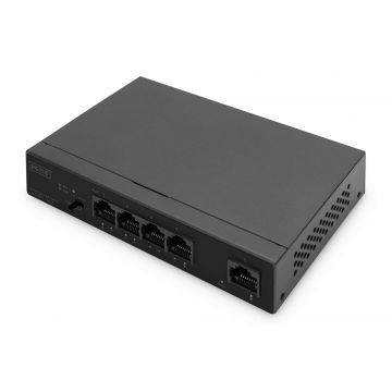 Digitus DN-95330-1 netwerk-switch Unmanaged Gigabit Ethernet (10/100/1000) Power over Ethernet (PoE) Zwart