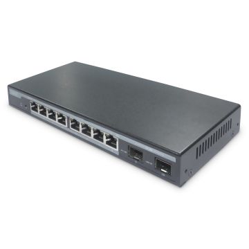 Digitus DN-95344 netwerk-switch Managed L2 Gigabit Ethernet (10/100/1000) Power over Ethernet (PoE) Zwart (DN-95344) thumbnail