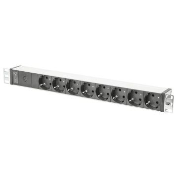 Digitus Power strip 8-way aluminium 2m supply cable IEC (DN-95410) thumbnail