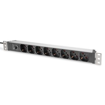 Digitus DN-95410-IT energiedistributie 8 AC-uitgang(en) 1U (DN-95410-IT) thumbnail