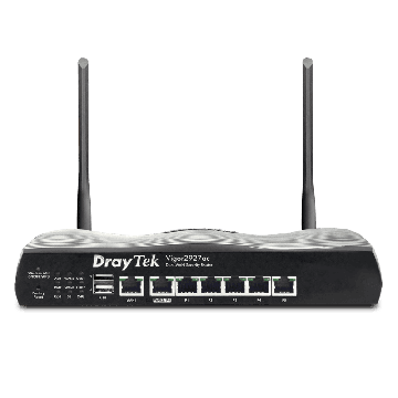 Draytek Vigor 2927ax - Wireless Router - Switch mit 6 Ports - GigE - WAN-Ports: 2 - 802,11a/b/g/n/ac/ax - Dual-Band (V2927AX-DE- (V2927AX-DE-AT-CH) thumbnail