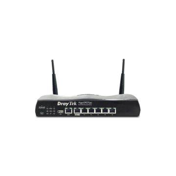 Draytek Vigor 2927Lac draadloze router Gigabit Ethernet Dual-band (2.4 GHz / 5 GHz) 4G Zwart (V2927LAC-DE-AT-CH) thumbnail