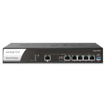 Draytek Vigor 2962 bedrade router 2.5 Gigabit Ethernet Zwart, Wit