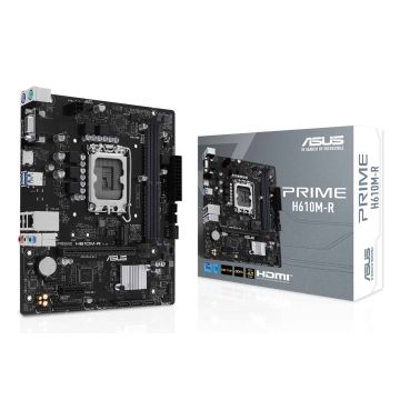 ASUS PRIME H610M-R-SI Intel H610 LGA 1700 micro ATX (90MB1GL0-M0ECY0) thumbnail