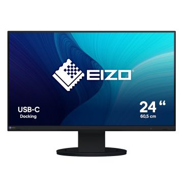EIZO FlexScan EV2480-BK computer monitor 60,5 cm (23.8") 1920 x 1080 Pixels Full HD LCD Zwart (EV2480-BK) thumbnail