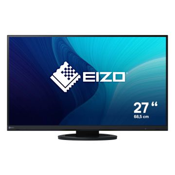 EIZO FlexScan EV2760-BK computer monitor 68,6 cm (27") 2560 x 1440 Pixels Quad HD LED Zwart (EV2760-BK) thumbnail