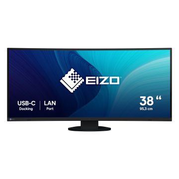 EIZO FlexScan EV3895-BK computer monitor 95,2 cm (37.5") 3840 x 1600 Pixels UltraWide Quad HD+ LCD Zwart (EV3895-BK) thumbnail